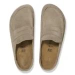 BIRKENSTOCK Naples Wrapped Suede Leather Taupe - Image 3