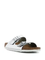 Birkenstock Arizona Birko-Flor - Electric Metallic Silver - Image 2