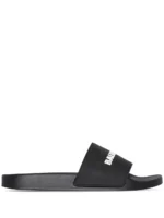 Balenciaga Pool Slide Black White