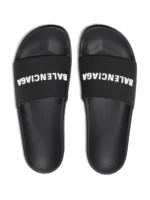 Balenciaga Pool Slide Black White - Image 2