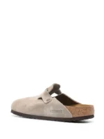 Birkenstock Boston Soft Footbed Suede Taupe (Narrow Fit) - Image 3