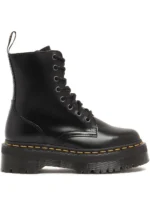 Dr. Martens Jadon Platform Boots Black Smooth Leather