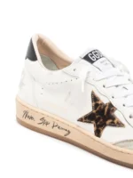 Golden Goose Ball Star with leopard print pony skin star and black heel tab - Image 2