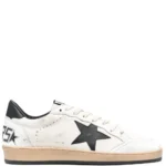 Golden Goose Ball-Star Low White Nappa Black Star