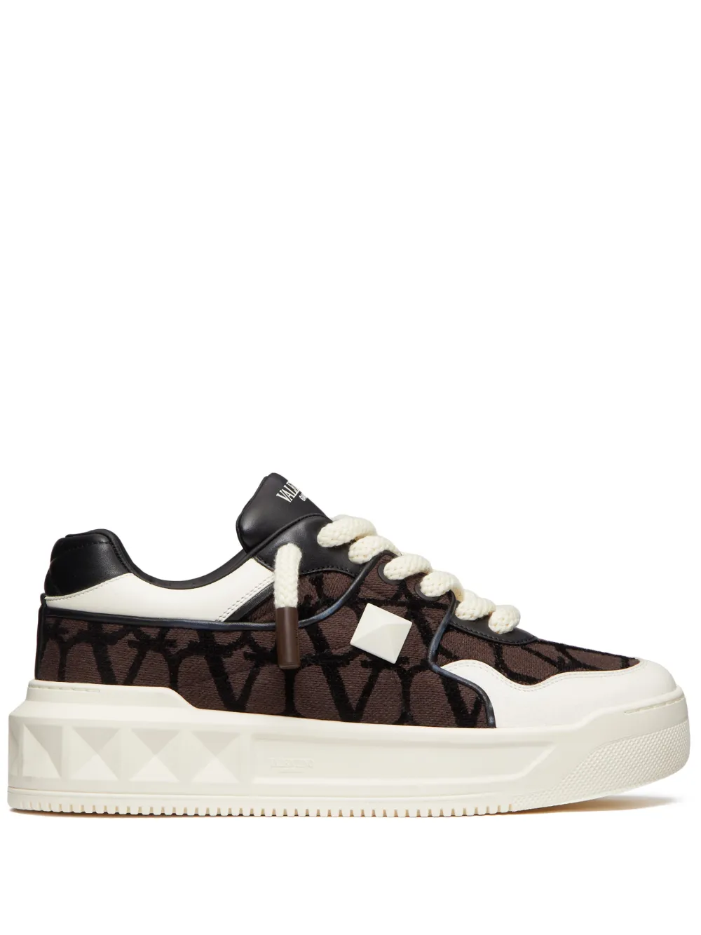 19950271_50060232_1000.webp Valentino Garavani One Stud XL leather sneakers - Image 1