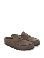 Birkenstock Naples Wrapped Suede Concrete Grey - Image 2