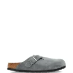 Birkenstock Boston Soft Footbed Suede Dark Grey