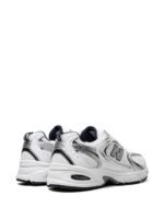 New Balance 530 White Silver Navy - Image 4