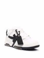 OFF-WHITE Out Of Office OOO 30 MM Low Tops Black White Blue - Image 2