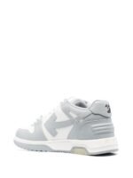 OFF-WHITE Out Of Office Low Grey White Off-White Heel Tab - Image 3