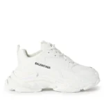 Balenciaga Triple S Synthetic Leather Triple White