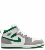 Air Jordan 1 Mid SE "Grey Green “ Kids