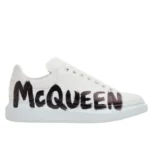 Alexander McQueen Oversized Graffiti White Black