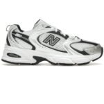 New Balance 530 White Silver Metallic Black
