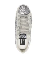 Golden Gosse Women's Super-Star in silver glitter ice-gray - Image 4