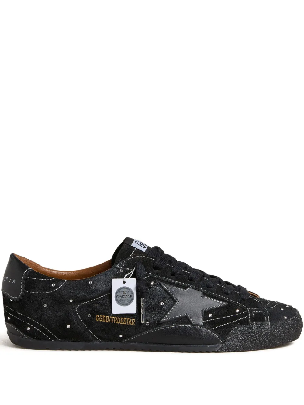 32183327_62611397_1000.jpg.webp Golden Gosse True-Star in black suede Swarovski crystals black - Image 1