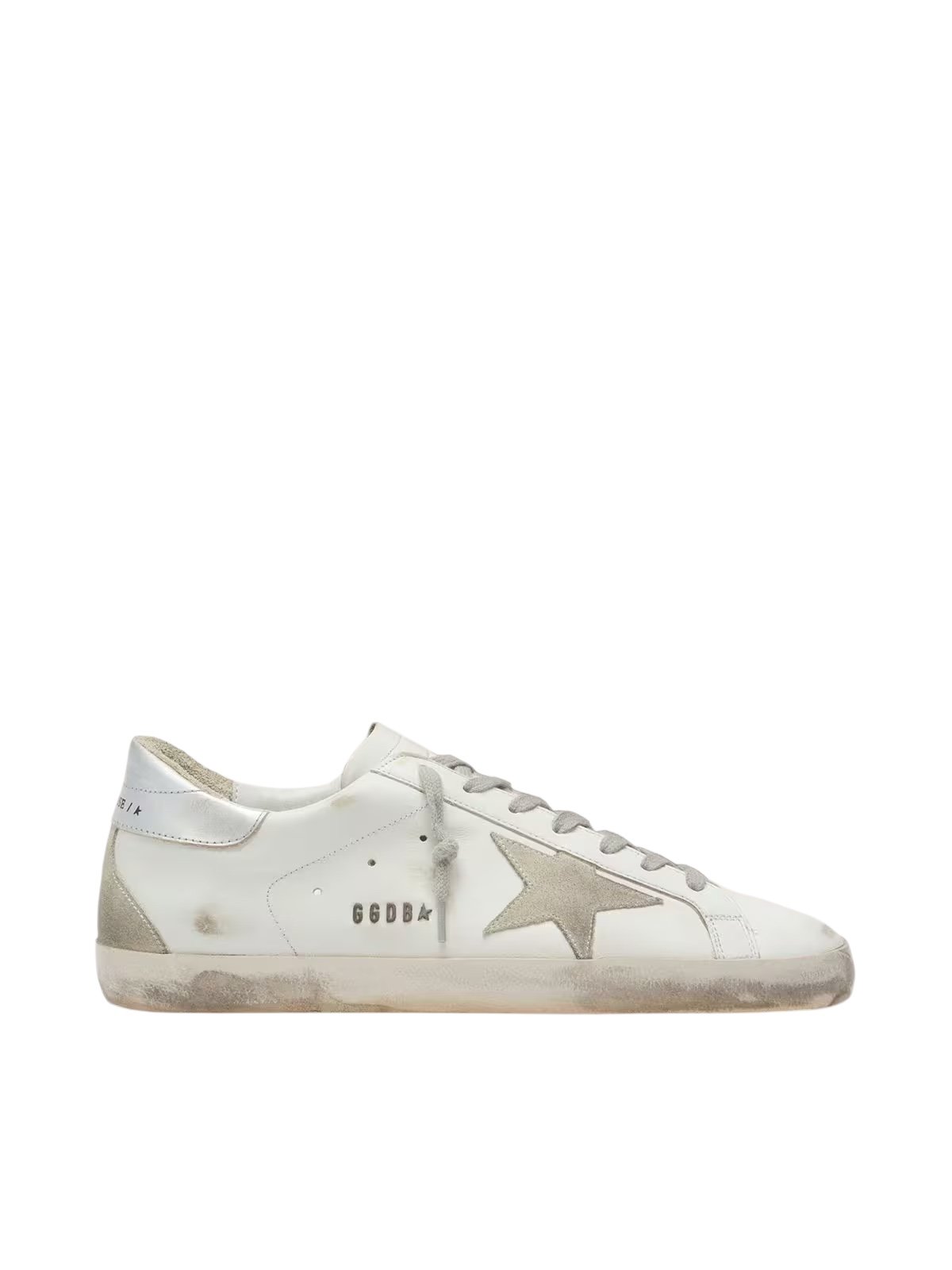 GMF00102.F000317-10273.jpg Golden Gosse Men's Super-Star with silver heel tab and lettering - Image 1