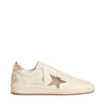 Golden Gosse Women’s Ball Star in white leather crystal star metallic