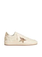 Golden Gosse Women’s Ball Star in white leather crystal star metallic