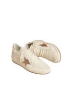 Golden Gosse Women’s Ball Star in white leather crystal star metallic - Image 2