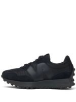 New Balance 327 Black White Tongue Logo - Image 3