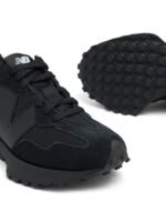 New Balance 327 Black White Tongue Logo - Image 4
