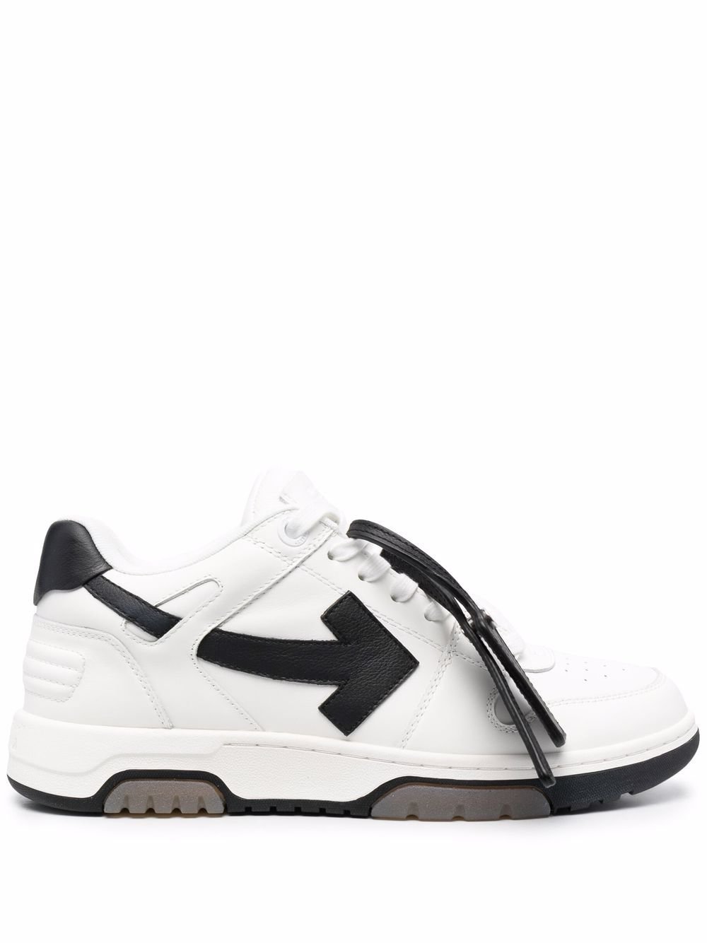 IMG_1507.jpeg OFF-WHITE Out Of Office OOO 30 MM Low Tops Black White Blue - Image 1