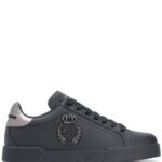Dolce & Gabbana Portofino Crown Patch Black