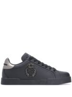 Dolce & Gabbana Portofino Crown Patch Black