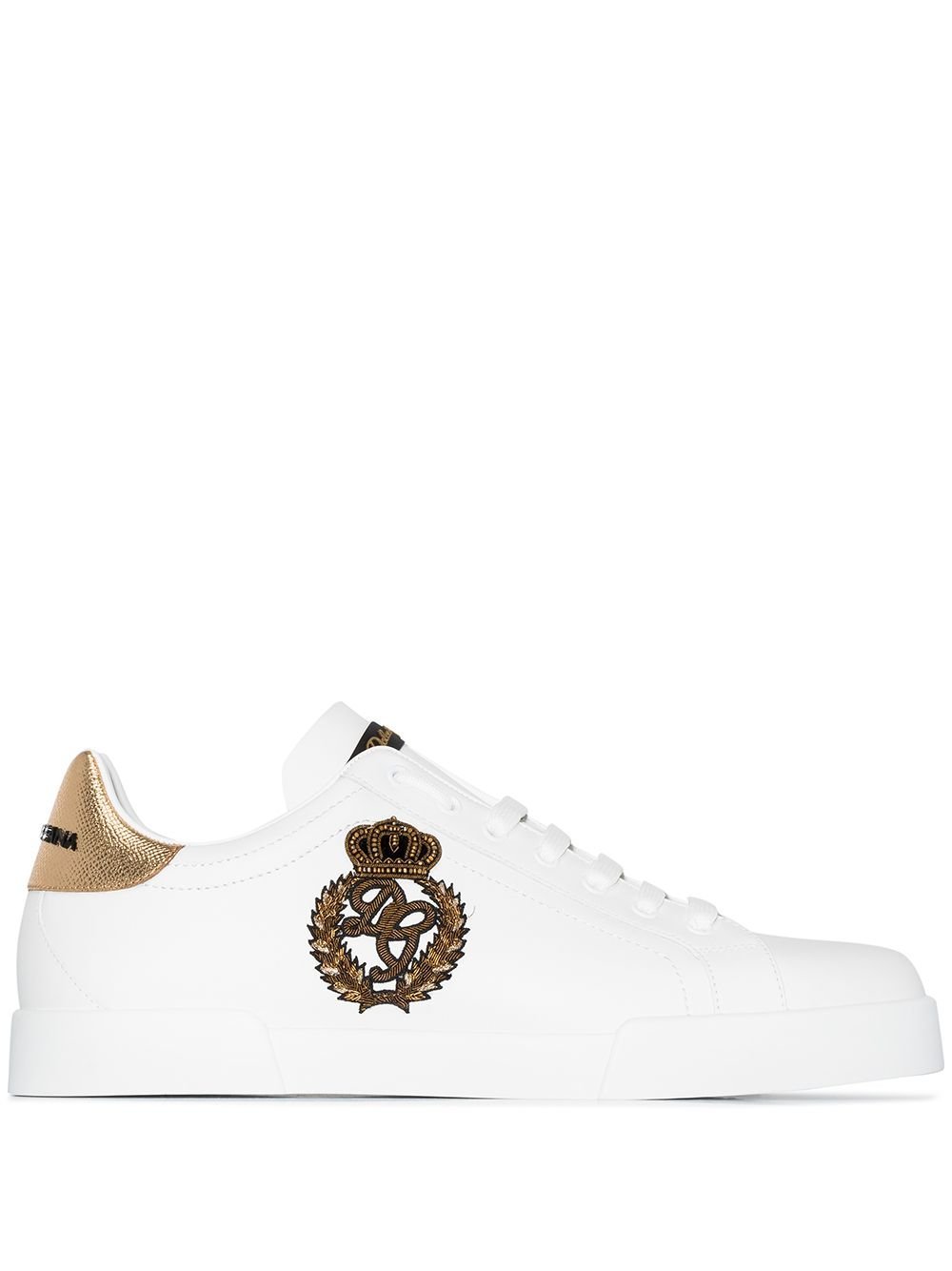 IMG_1999.jpeg Dolce & Gabbana Portofino Crown Patch White Gold - Image 1