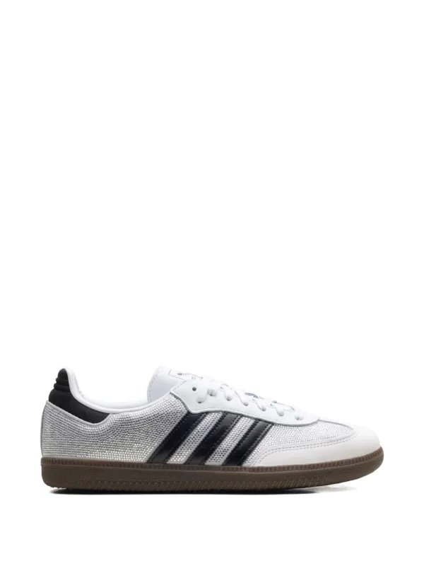 IMG_4211.jpeg Adidas Samba OG Rhinestone Crystal White Silver - Image 1