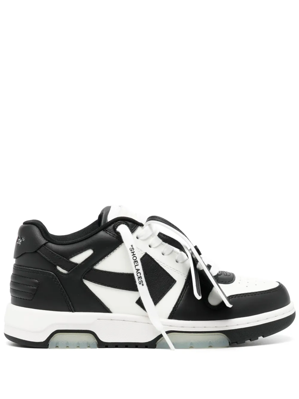 IMG_5800.webp OFF-WHITE Out Of Office OOO Low Tops White Black White - Image 1