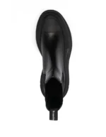 Alexander McQueen Tread Slick Ankle Boot Black Silver - Image 3