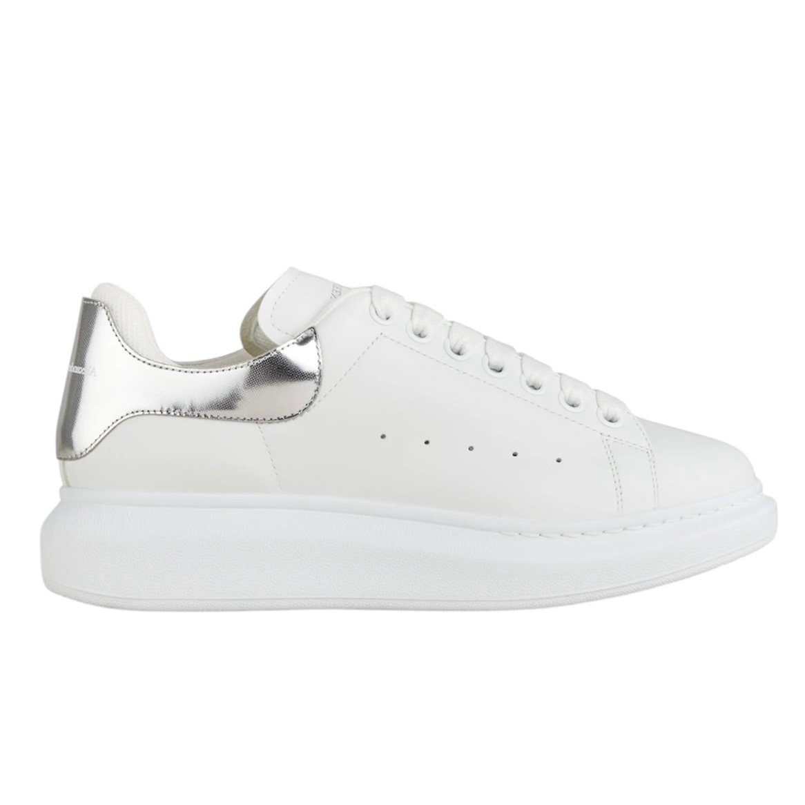 Photoroom_20250315_030442.jpeg Alexander McQueen Sneakers Women Leather White/Pearl Grey - Image 1