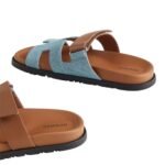 Hermes Chypre Sandal Bleu Clair / Naturel - Image 3