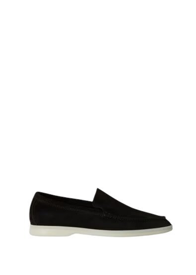 Photoroom_20250725_202140.jpg Loro Piana Summer Walk Loafer Suede Black - Image 1