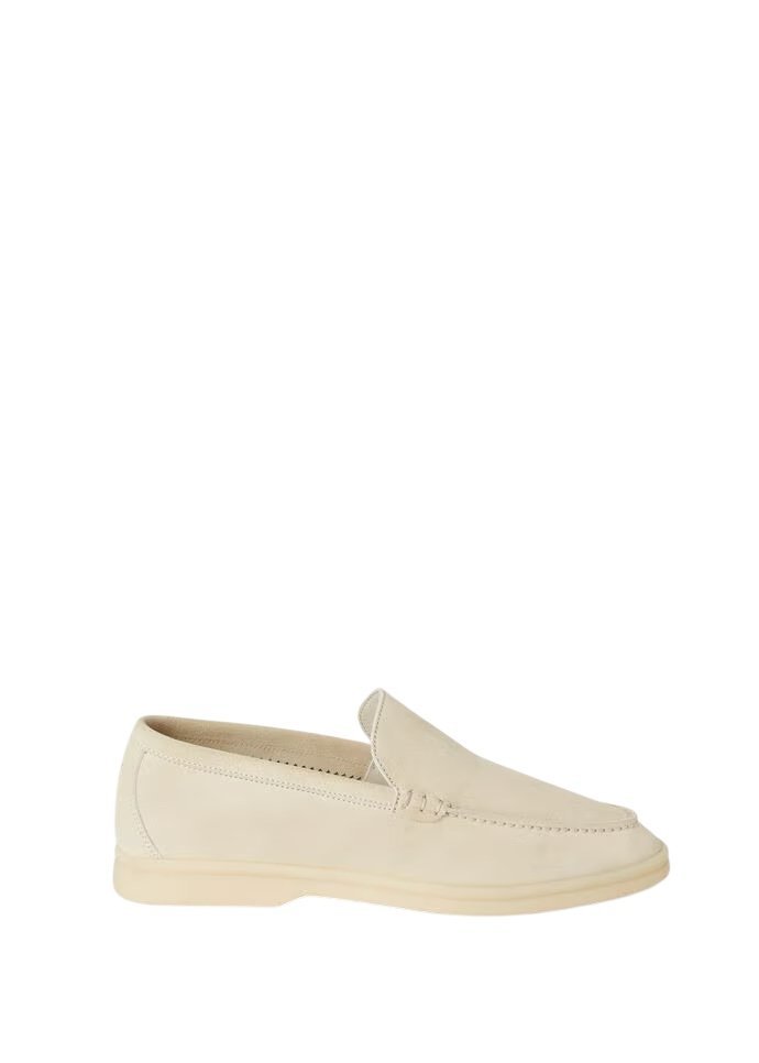 Photoroom_20250728_193352.jpg Loro Piana Summer Walk Loafer Suede Nougat - Image 1