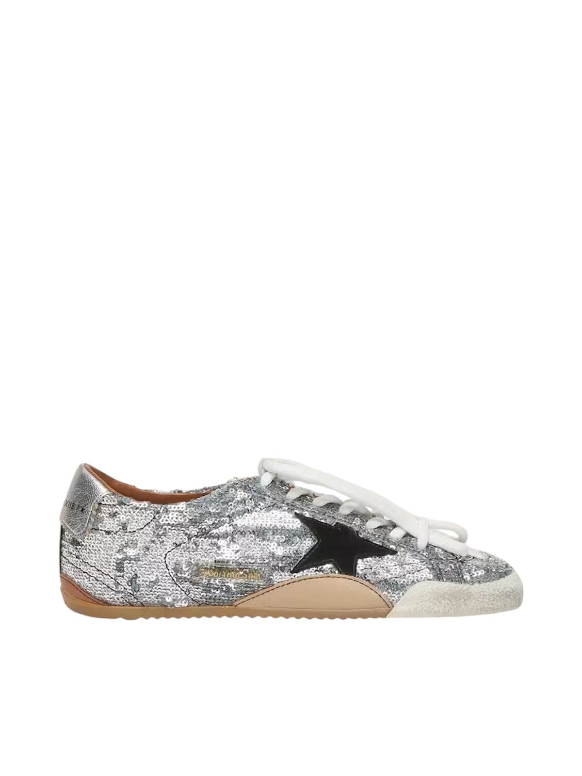 Photoroom_20260225_212715.jpg Golden Gosse True-Star silver sequins black star silver leather heel tab - Image 1