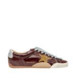 Golden Goose Star in burgundy naplak
