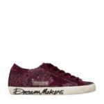 Golden Gosse BURGUNDY SUEDE STAR SUPER-STAR