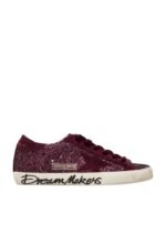 Golden Gosse BURGUNDY SUEDE STAR SUPER-STAR