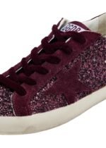 Golden Gosse BURGUNDY SUEDE STAR SUPER-STAR - Image 4