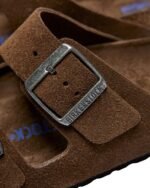 Birkenstock Arizona Soft Footbed Suede Leather Carafe Tonal - Image 5