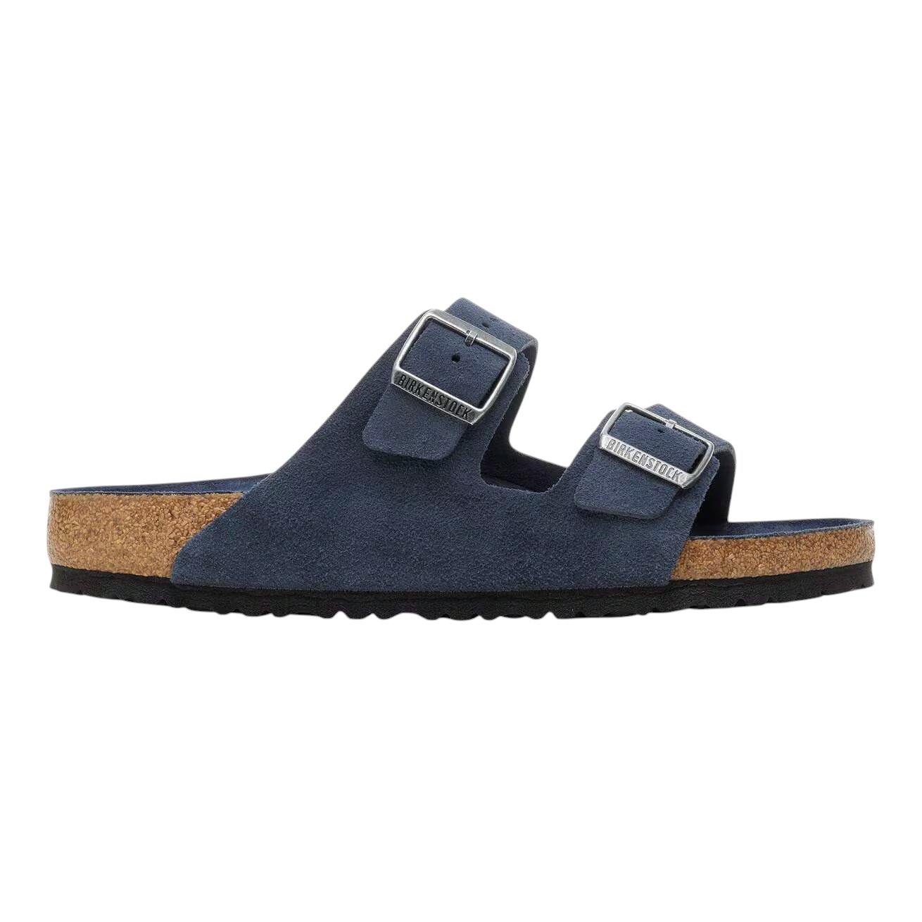 1030849_side.jpg.jpg Birkenstock Arizona Soft Footbed Suede Leather New Navy Tonal - Image 1