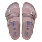 Birkenstock Arizona Soft Footbed Suede Leather Faded Purple Tonal - Image 3