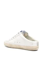 Golden Gosse Super-Star Sabot platinum glitter star and suede tongue - Image 3