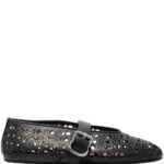 Alaïa Ballet Flats In Vienne Lambskin Black