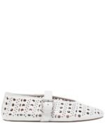 Alaïa Ballet Flats In Vienne Lambskin White
