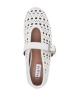 Alaïa Ballet Flats In Vienne Lambskin White - Image 4