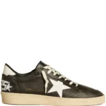 Golden Goose Ball Star in dark blue suede with leather star and heel tab